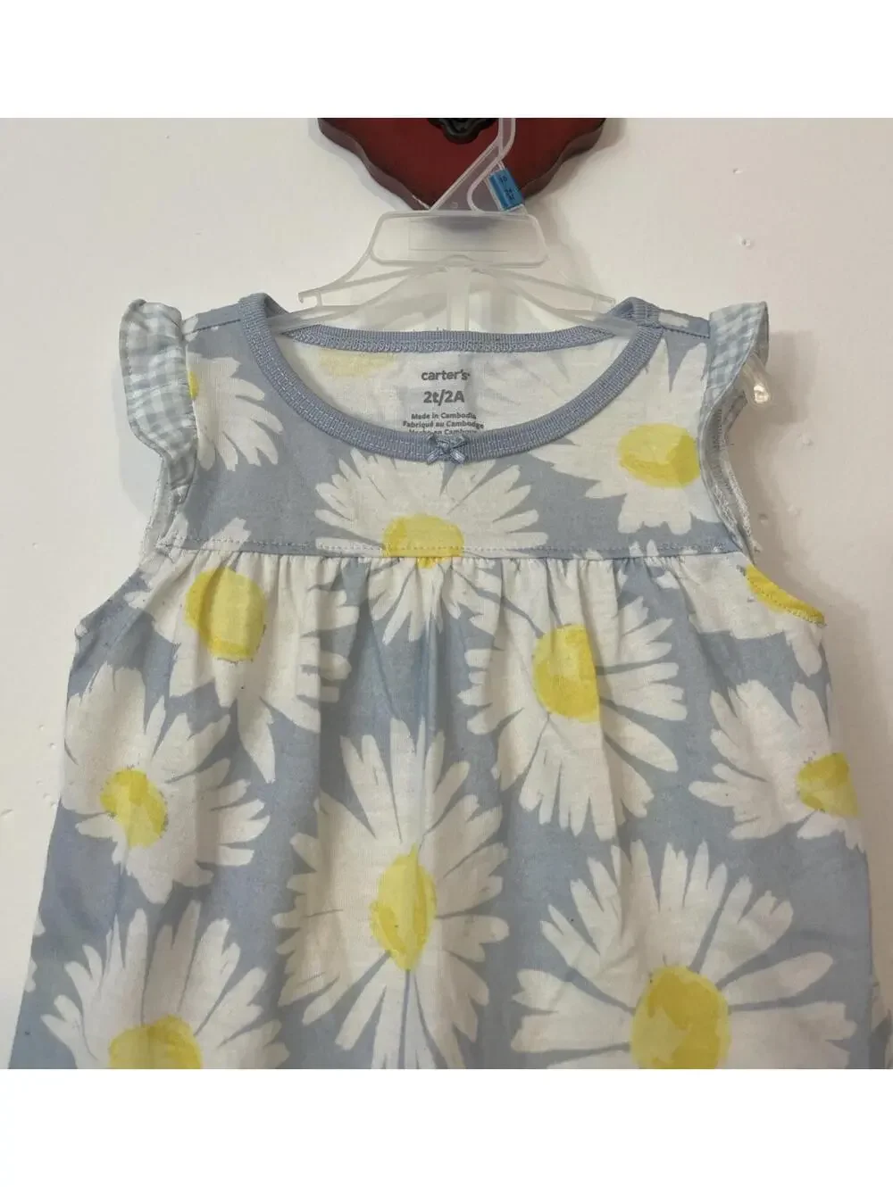 Carters Girls 2t Blue Floral Lightweight Sleeveless/Pant Pajama Set! A6840r